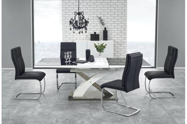 Разтегателна трапезна маса Sandor 2 Черно 