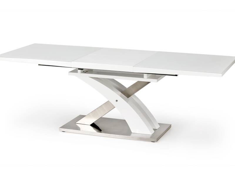 Разтегателна трапезна маса Sandor Extra White - Трапезни маси