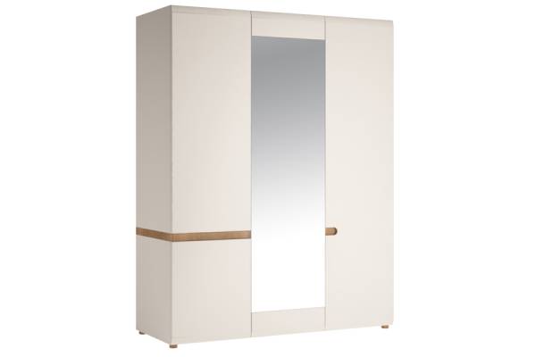 Трикрилен гардероб с огледало Linate 22