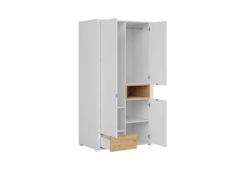 Двукрилен гардероб Modesto SZF3D1S - Гардероби