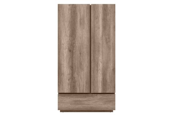 Двукрилен гардероб с чекмедже и плавно затваряне ANTICCA SZF2D1S