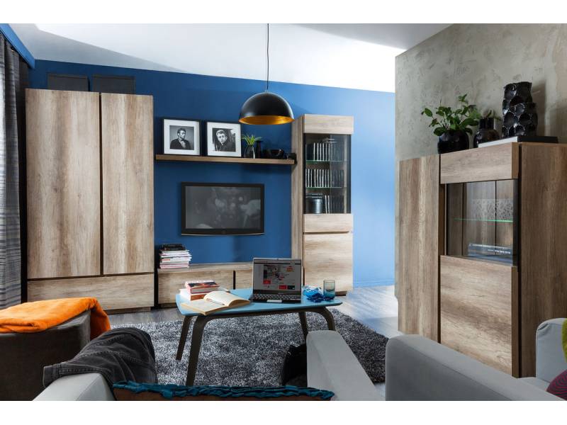 Двукрилен гардероб с чекмедже и плавно затваряне ANTICCA SZF2D1S - Гардероби