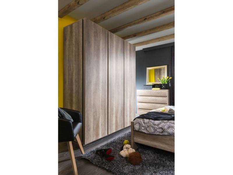 Трикрилен гардероб с плавно затваряне ANTICCA SZF3D - Гардероби