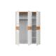 Трикрилен гардероб с плавно затваряне BARI SZF3D - Гардероби