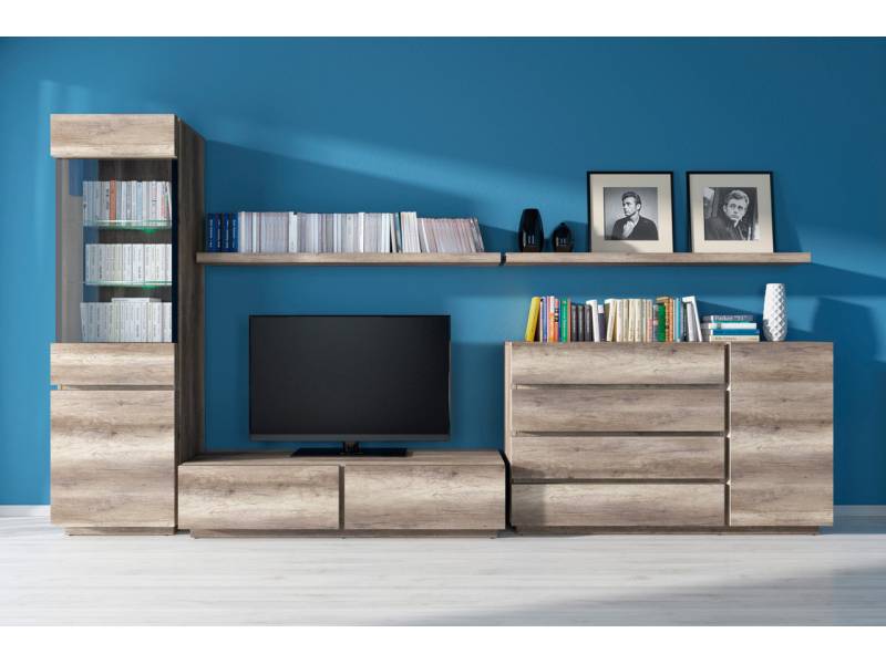 Скрин с врата и три чекмеджета ANTICCA KOM1D4S - Шкафове и етажерки за дневна