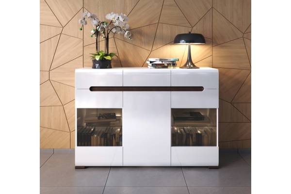 Скрин - витрина с плавно затваряне и LED осветление AZTECA TRIO KOM2W1D3S/10/15