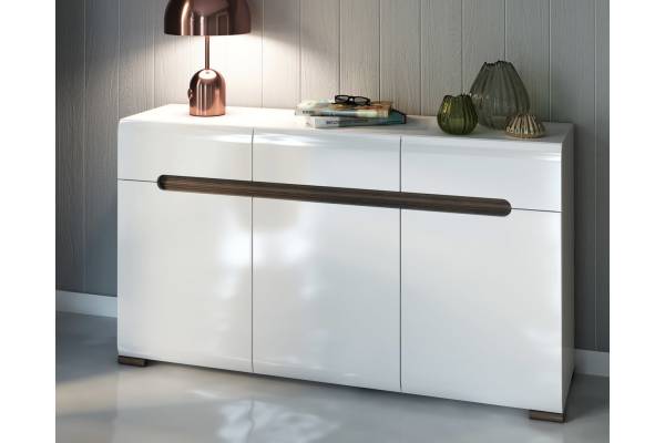 Скрин с 3 врати и чекмеджета с плавно затваряне AZTECA TRIO KOM3D3S/8/15