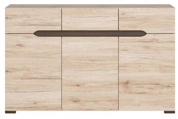 Скрин с 3 врати и 3 чекмеджета ELPASSO KOM3D3S