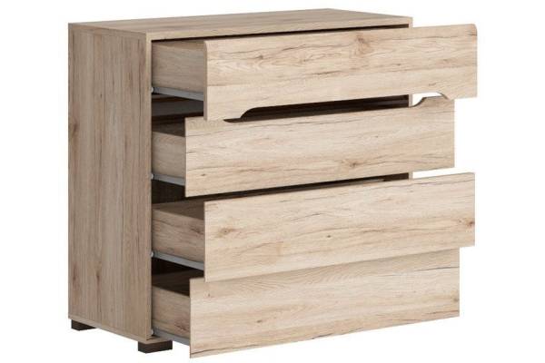 Скрин с 4 чекмеджета ELPASSO KOM4S/90