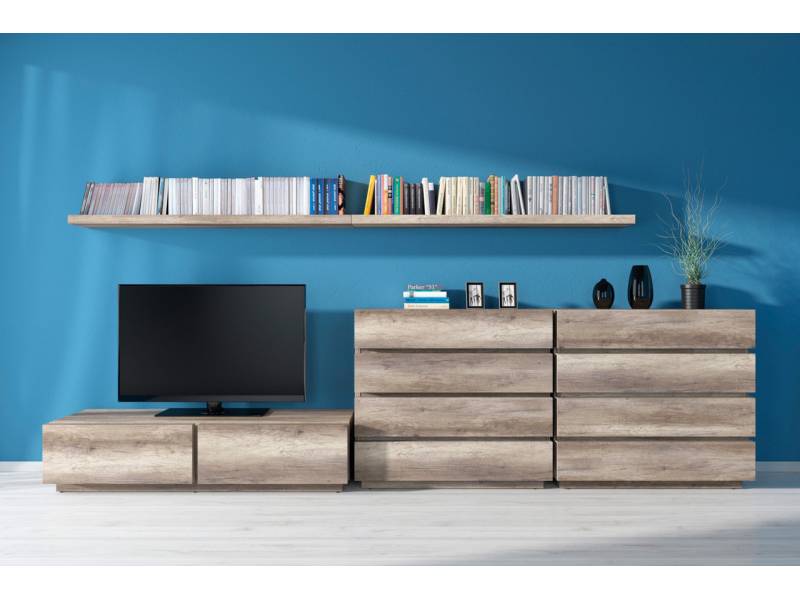 ТВ шкаф ANTICCA с плавно затваряне RTV2S - ТВ шкафове