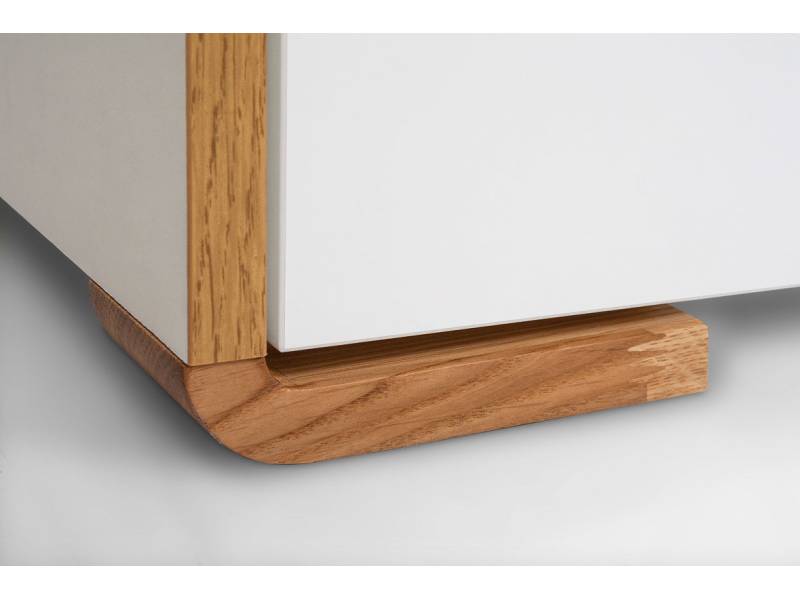 Витрина с плавно ляво затваряне и LED осветление BARI REG1W1DL - Скринове, шкафове и етажерки