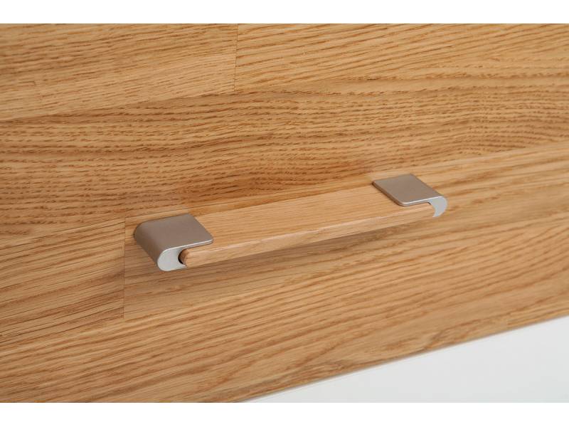 Витрина с плавно ляво затваряне и LED осветление BARI REG1W1DL - Скринове, шкафове и етажерки