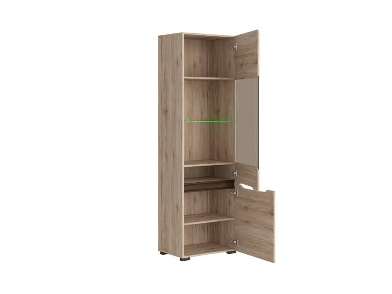 Витринен шкаф ELPASSO REG1W1D - Шкафове и етажерки за дневна