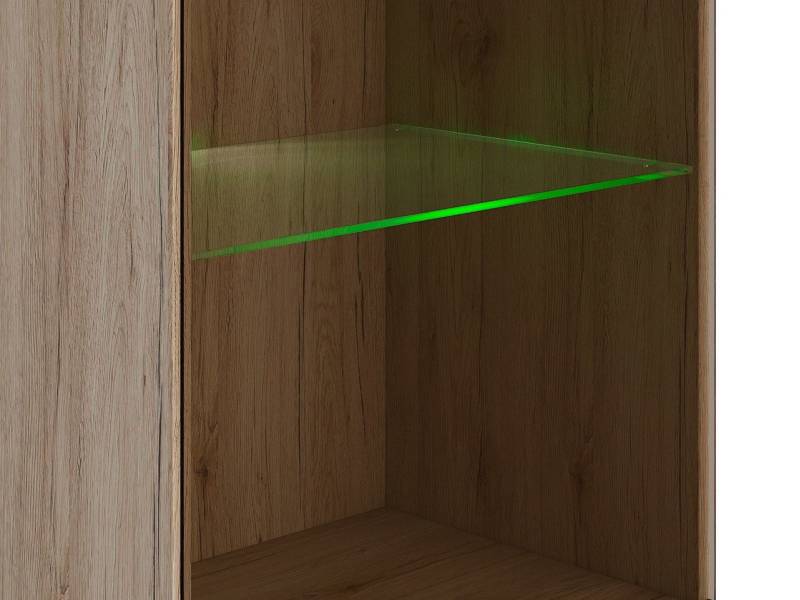 Витринен шкаф ELPASSO REG1W1D - Шкафове и етажерки за дневна