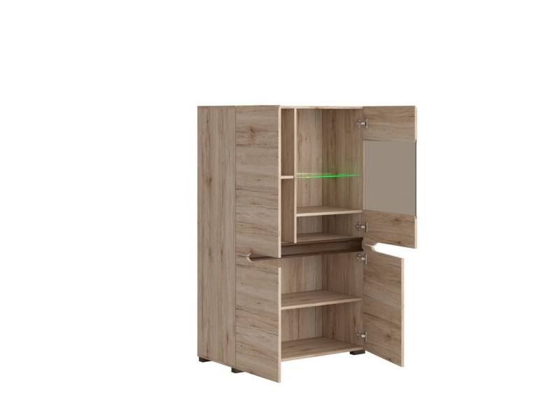 Витринен шкаф ELPASSO REG1W3D/14/9 - Шкафове и етажерки за дневна