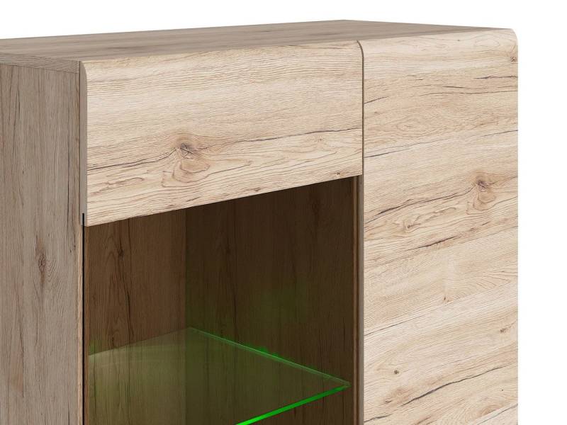 Витринен шкаф ELPASSO REG1W3D/20/9 - Шкафове и етажерки за дневна