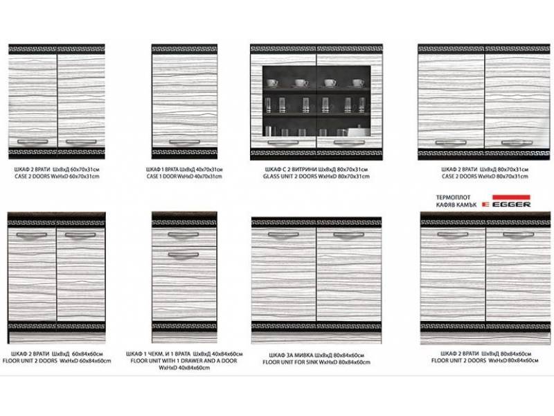 Кухня Елада - Стандартни кухни