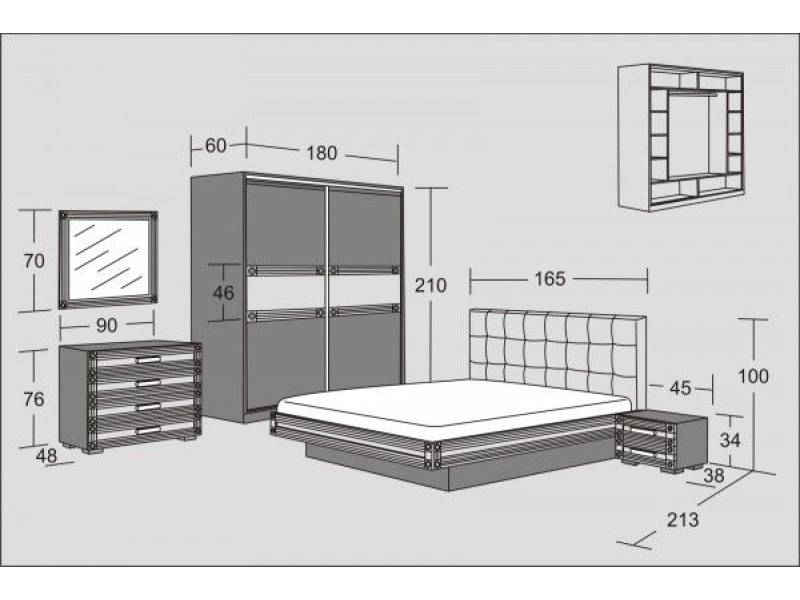 Спален комплект Модена - Спални комплекти