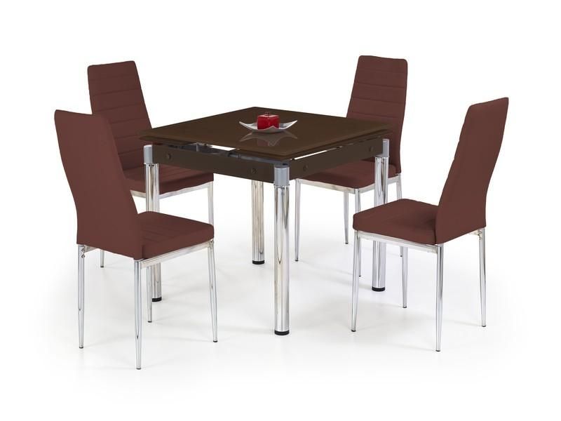 Трапезна маса Kent - кафява - Трапезни маси