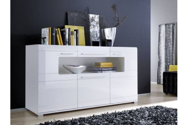 Скрин в бял гланц Light