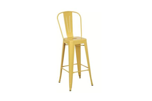 Бар стол Leo - жълт