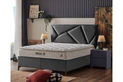 Тапицирано легло с матрак Mika Moon D.Grey Sb06