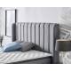 Тапицирано легло с матрак Mika Soho Light Grey Sb20 - Спални