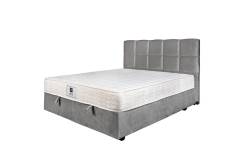 Тапицирано легло с матрак Mika Inci L.Grey Sb20