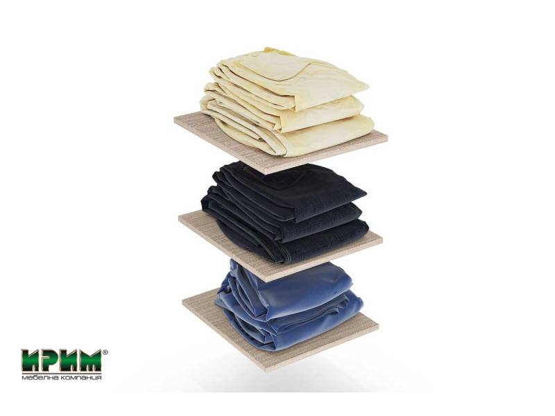 Комплект рафтове Dress 40 - Мока - Модулни гардероби Dress Комплект рафтове Dress 40 - Мока - Модулни гардероби Dress