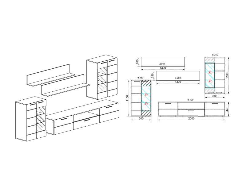 Холна секция Glory - Холни секции