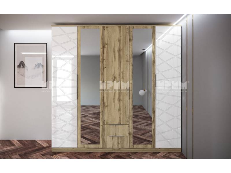 Четирикрилен гардероб Stilisimo - Четирикрилни гардероби