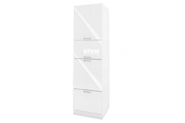 Колонен шкаф БФ-Бяло гланц-05-48, 60см