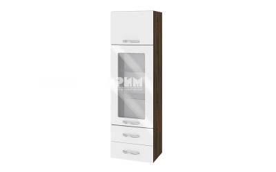 Горен кухненски шкаф ВФ-Бяло гланц-05-201, 40см