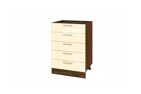 Долен кухненски шкаф ВФ-Бежово гланц-05-29, 60см