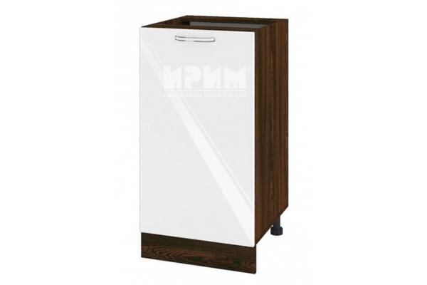 Долен кухненски шкаф ВФ-Бяло гланц-05-28, 45см