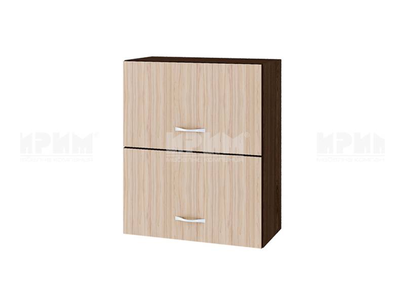 Горен шкаф с две хоризонтални врати ВА-11, 60см - Модулна кухня Сити сонома тъмна и венге