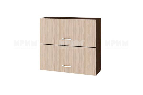 Горен шкаф с две хоризонтални врати ВА-12, 80см