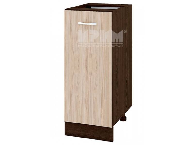 Долен шкаф с врата ВА-40, 35см - Модулна кухня Сити сонома тъмна и венге