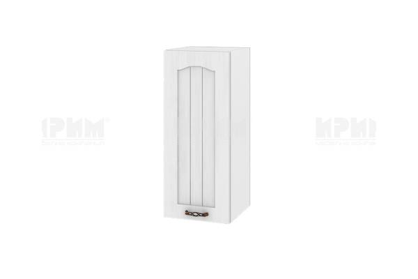 Горен шкаф с врата БФ-Бяло фладер-04-1, 30см - дясно отваряне