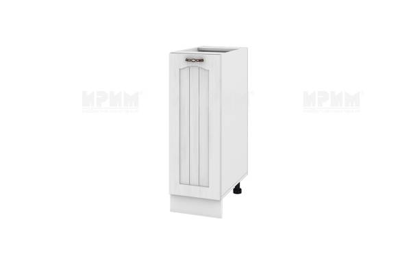 Долен шкаф с врата БФ-Бяло фладер-04-20, 30см - дясно отваряне