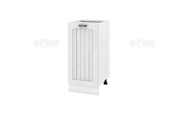 Долен шкаф с врата БФ-Бяло фладер-04-21, 40см - дясно отваряне