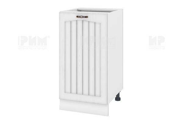 Долен шкаф с врата БФ-Бяло фладер-04-28, 45см - дясно отваряне