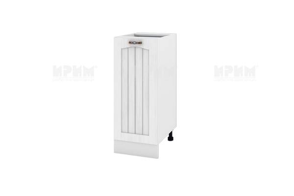 Долен шкаф с врата БФ-Бяло фладер-04-40, 35см - дясно отваряне