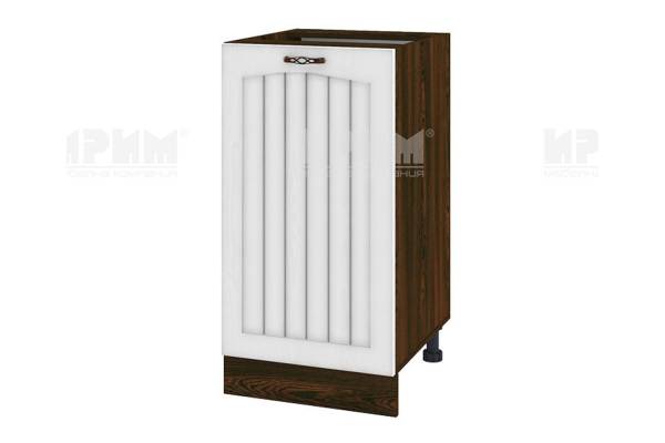 Долен шкаф с врата ВФ-Бяло фладер-04-28, 45см - дясно отваряне