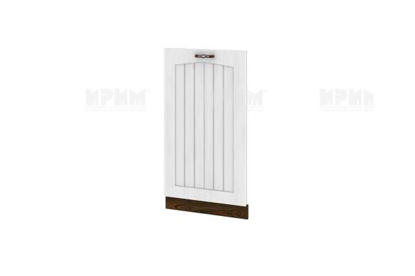 Врата за вградена съдомиялна ВФ-Бяло фладер-04-38, 45см