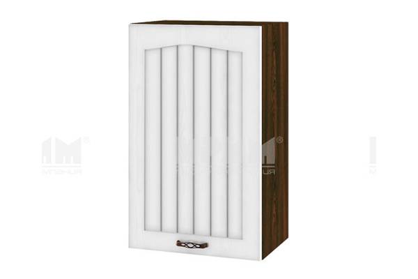 Горен шкаф с врата ВФ-Бяло фладер-04-56, 45см - ляво отваряне