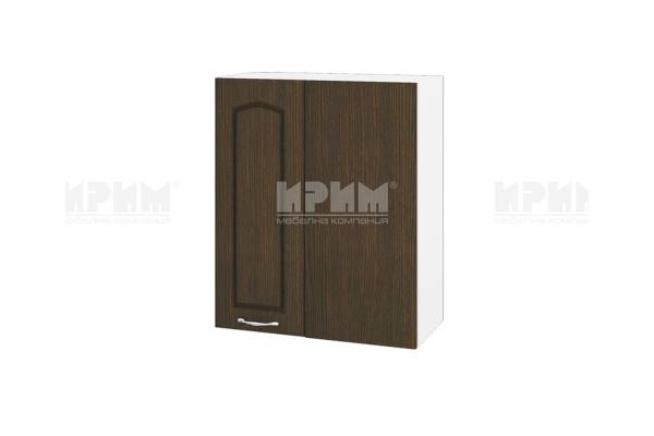 Горен шкаф за ъгъл с врата  БФ-Венге-03-17, 60см
