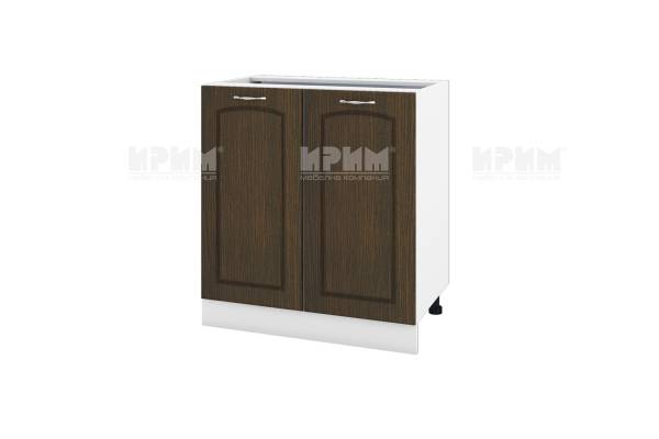 Долен шкаф с две врати БФ-Венге-03-23, 80см, с възможнот за вграждане на мивка
