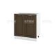 Долен шкаф с две врати БФ-Венге-03-23, 80см, с възможнот за вграждане на мивка - Модулна Кухня Сити сонома и венге