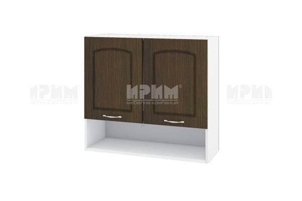 Горен шкаф с две врати и ниша БФ-Венге-03-8, 80см